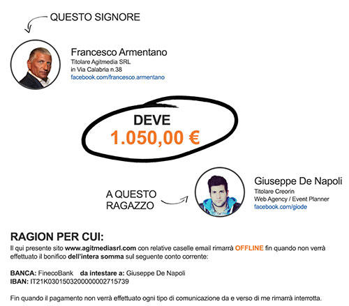 #justmymoney ovvero la vera storia de "il ragazzo e il sito del cliente"